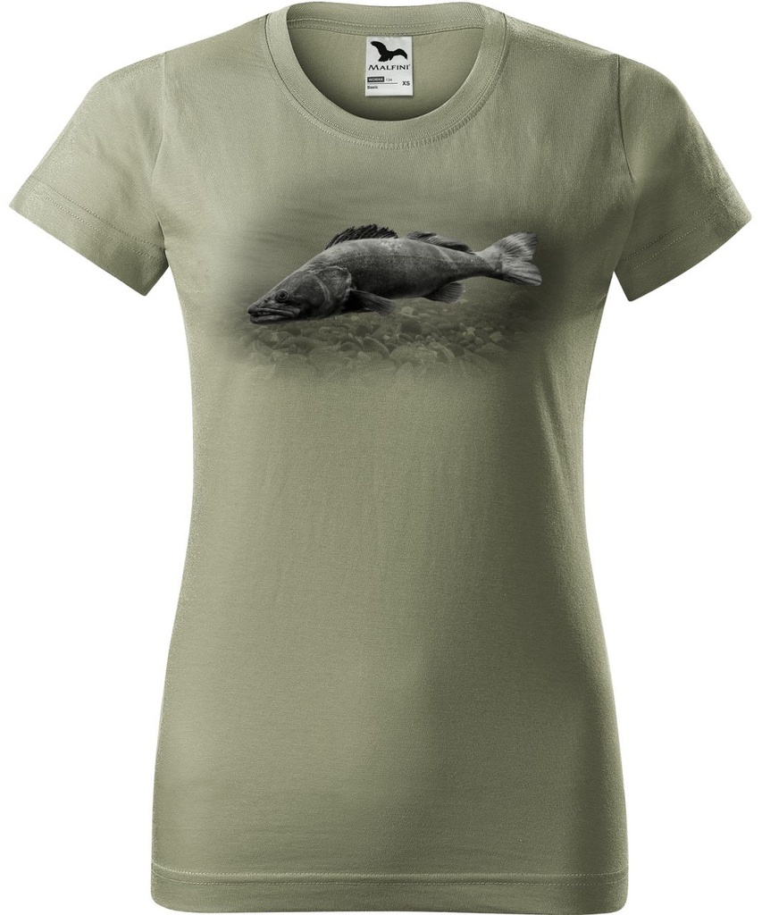 Női póló süllő (világos khaki)