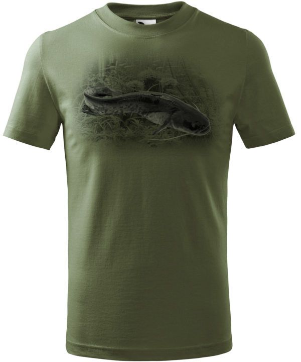 Gyermek póló harcsa (közép khaki)