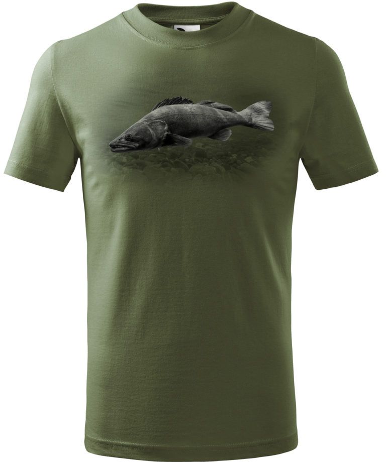 Gyermek póló süllő (közép khaki)