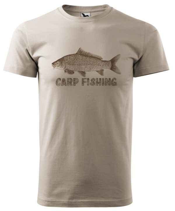 Férfi póló ponty (drapp)