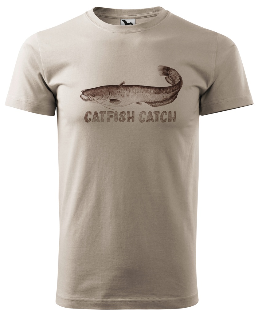Férfi Halas póló harcsa (szürke)